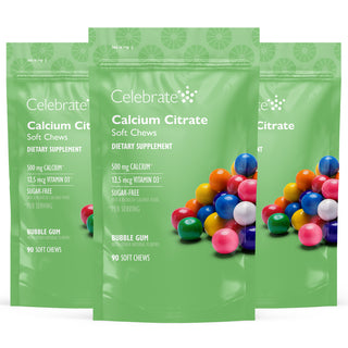 Calcio Citrato, masticatori morbidi
