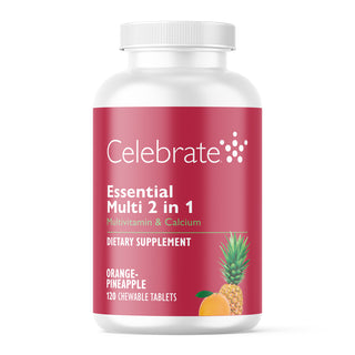 Essenziale Multi 2 in 1 Multivitaminico con Calcio Masticabile 