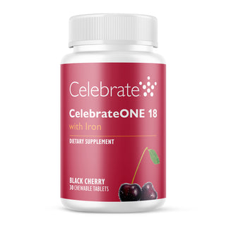 CelebrateONE 18 Einmal täglich bariatrisches Multivitamin-Kautabletten mit Eisen