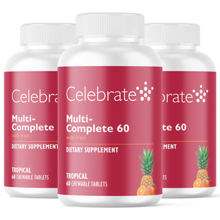 Multi-Complete 60 Bariatric Multivitaminico con Ferro, Masticabile, Tropical