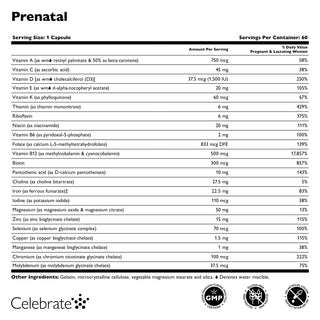 Vitamina prenatale bariatrica con Ferro Capsule