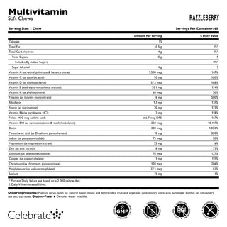 Multivitamine bariatrique sans Fer Pâte à mâcher