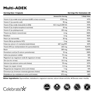 Vitamina Multi-ADEK senza Ferro, Capsule