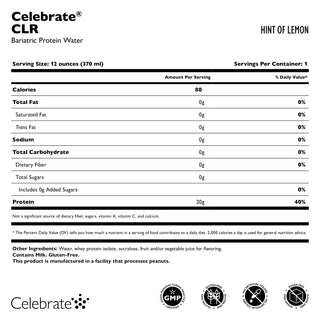 Celebrate® CLR 20g Proteine Acqua