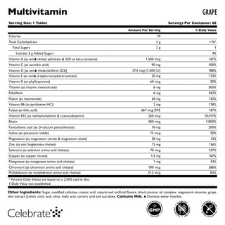 Multivitaminico bariatrico senza Ferro, Masticabile