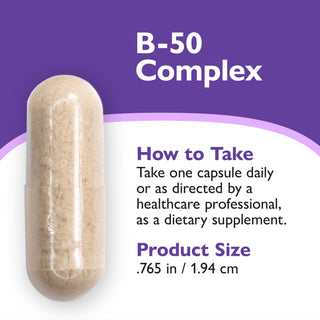 Complesso di vitamina B-50, Capsula