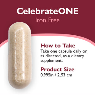 CelebrateONE Multivitaminico bariatrico una volta al giorno senza Ferro, Capsule