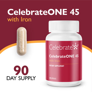 CelebrateONE 45 Multivitaminico bariatrico una volta al giorno con Ferro, Capsule