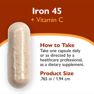 Ferro 45 mg + Vitamina C, Capsule