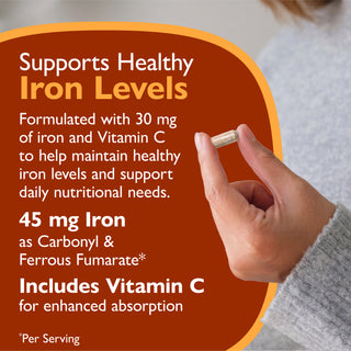 Ferro 45 mg + Vitamina C, Capsule