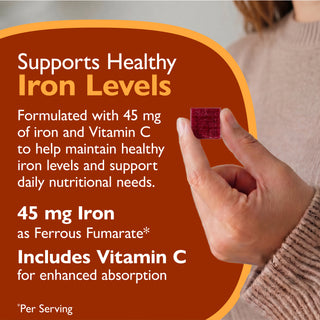 Ferro 45 mg + Vitamina C, Masticatori morbidi