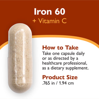 Ferro 60 mg + Vitamina C, Capsule