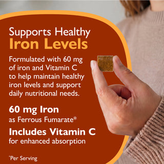 Ferro 60 mg + Vitamina C, Masticatori morbidi, Twisted Citrus