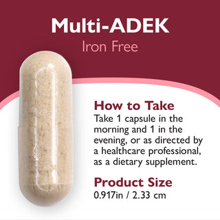 Vitamina Multi-ADEK senza Ferro, Capsule