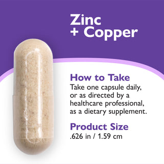 Zinco più rame, capsule