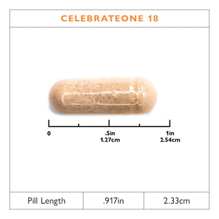 CelebrateONE 18 Multivitaminico bariatrico una volta al giorno con Ferro, Capsule