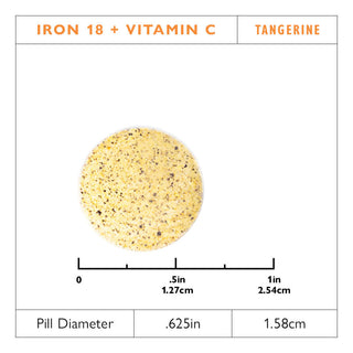 Eisen-Kautabletten mit Vitamin C